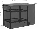 Onlyfire 52-Inch Outdoor Prep Table Cover for Keter Unity XL 600D PVC view 2