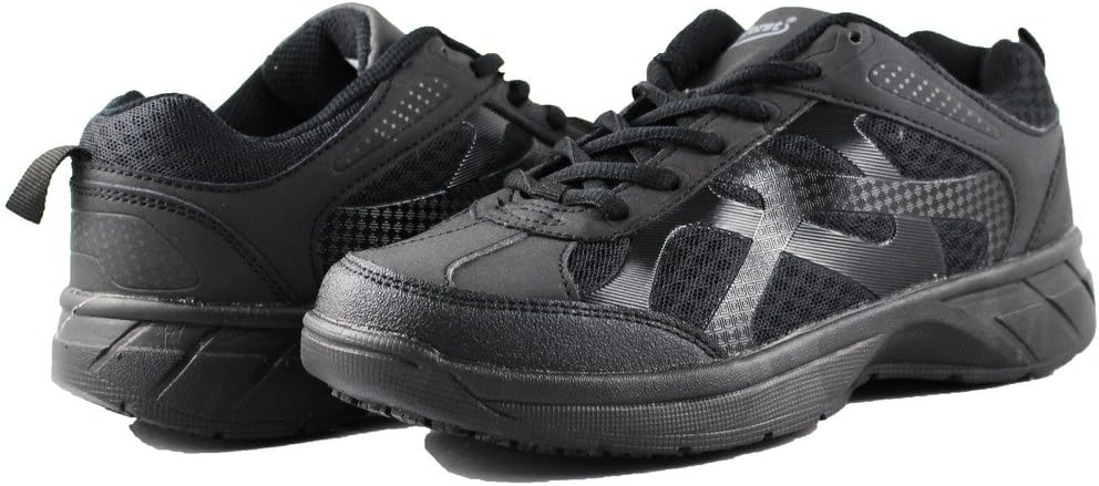 Townforst Womens Slip and Oil Resistant Lace up Non Slip Waitress Shoes