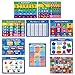 Palace Learning 10 Laminated Toddler Educational Posters - ABC - Alphabet, Numbers 1-10, Shapes, Colors, Numbers 1-100, Days of The Week, Months of The Year, Birthday (18 x 24)