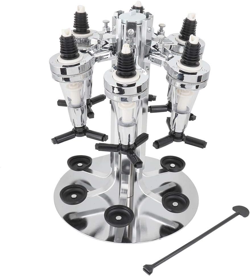 Liquor Holder Dispenser, 6 Bottles Shot Alcohol Dispenser