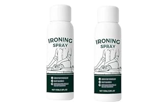 2PCS 100ml Ironing Spray | Spray Starch For Ironing Clothes, Static Guard Heavy Hold, Fabric Static Remover, For Wool Cotton 