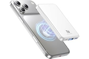 AOBBOW Magnetic Portable Charger, 10000mAh Power Bank, 20W Fast Charging for Magsafe Battery Pack, Travel Essential Wireless Charger Compatible with iPhone 17/16/15/14/13/12 Pro/Max/Air/Plus Series, Samsung