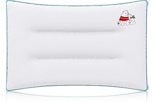 Moonlightfamily Toddler Pillow, 16x22, Youth Pillows for Side & Back Sleeping, Safe & Ideal for Car Rides, School Nap, Soft Memorelle Microfiber, Machine Washable