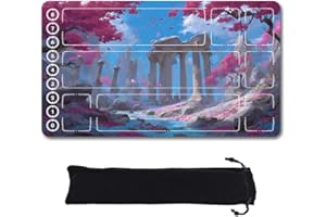 Riftbound TCG Playmat with Zones Unofficial, Original Design Play mat 24x14 Inchnon Free Storage Bag (251028124,Zone)