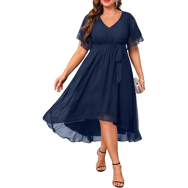 sachin and babi light blue dress H&M Navy Short Sleeve Chiffon Dress With Embroidery Size: 14