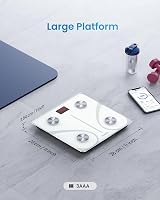 RENPHO Body Fat Scale Bluetooth Digital Scale with App White view 8