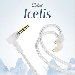 QOA Celest Lcelis 2 Core Silver Plated IEM Cable, 2