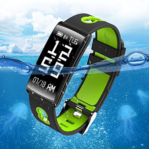 Fitness Tracker Bracelet With Wrist Based Heart Rate Blood Pressure Monitor Bluetooth Call Remind Remote IP68 Waterproof Smart Watch Wireless Pedometer Band Sleep Monitor For Android iOS Phone