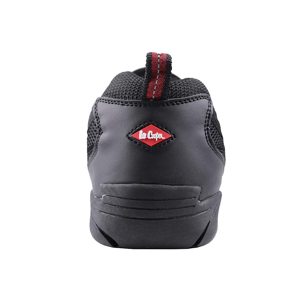 Lee Cooper LCSHOE008C Mens Work Safety Trainer Mid Cut Hiker Steel Toe Cap Composite Midsole Boot S1P SRA, Black, 5.5 UK - Image 3
