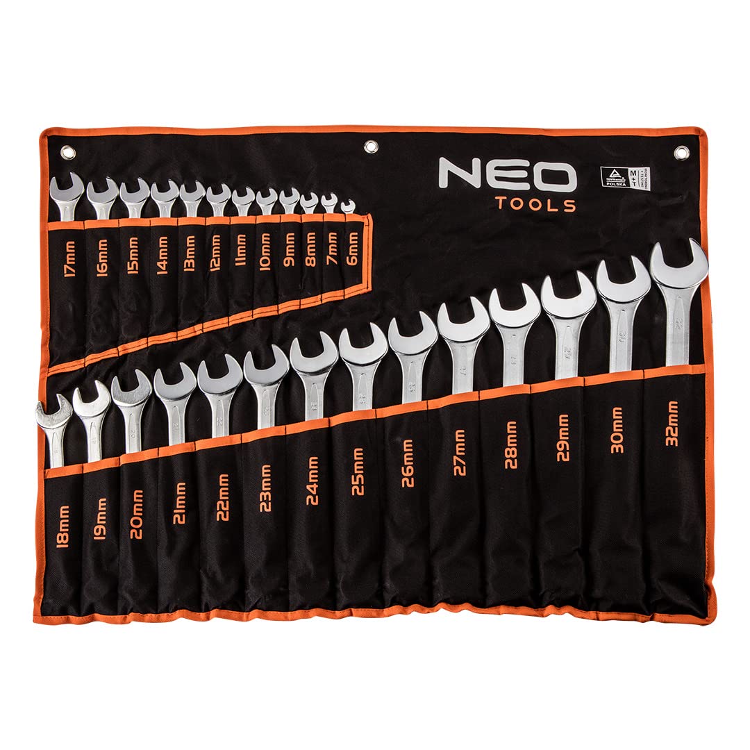 NEO 09-754 6-32 mm Combination Spanners Set (26-Piece)