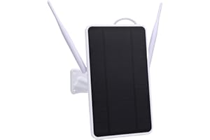 TOPINCN 6W Solar Powered 4G LTE Modem Router, Outdoor WiFi Extender Signal Booster Long Endurance IP66 Water Proof 4G WiFi So