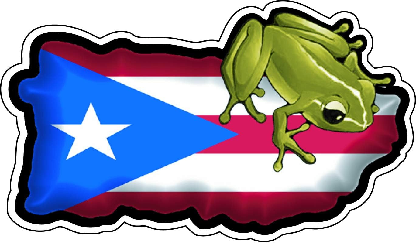 Amazon Com Puerto Rico Coqui Hanging On A Flag 5 X 3 Garden