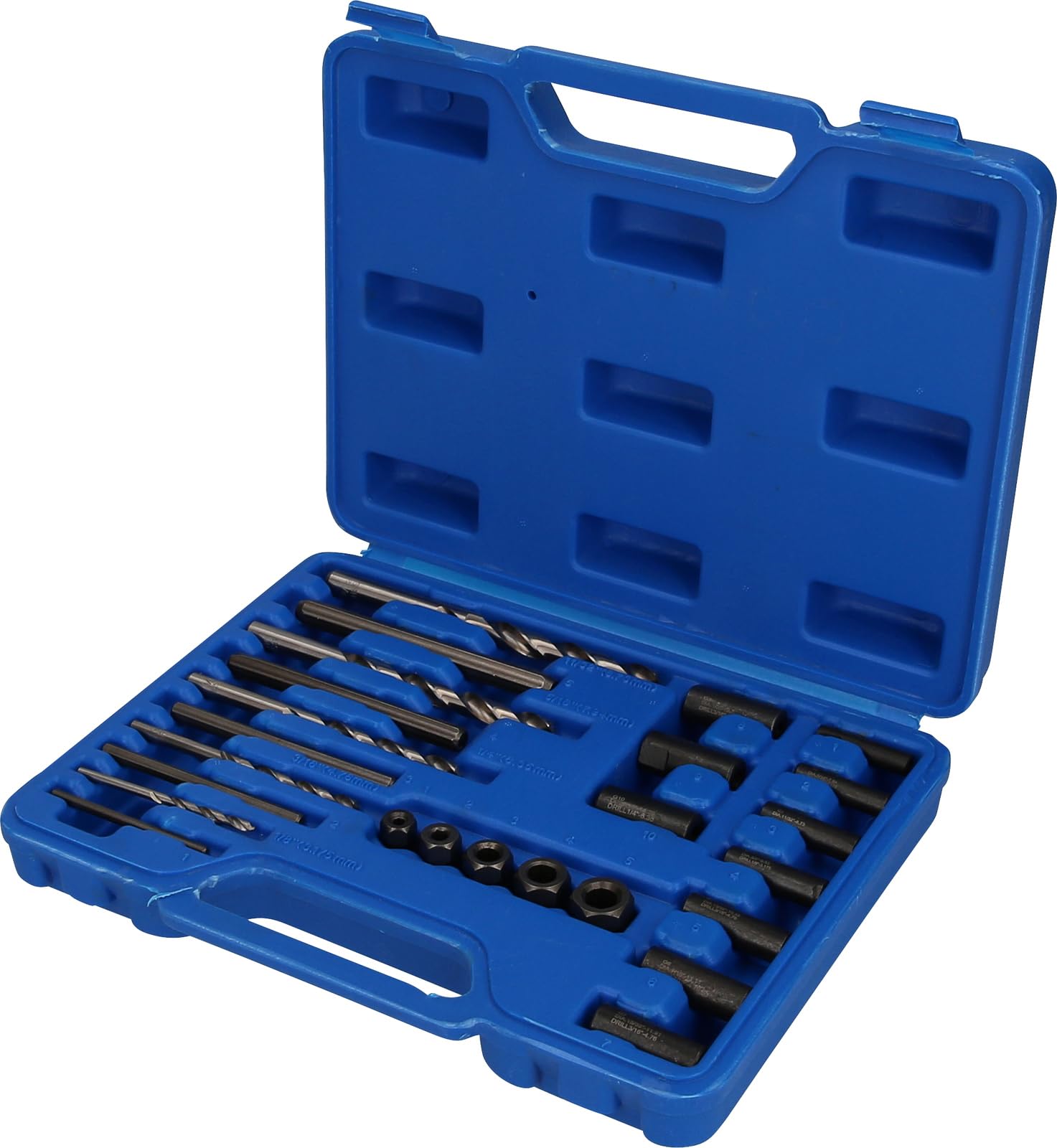 Brilliant Tools BT541900 Screw Extractor Set, 25 Pieces [Powered by KS Tools]