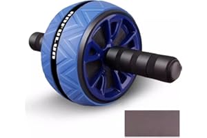 BOINESNAW Ab Roller Wheel and Knee Mat, Abs Workout Equipment for Abdominal & Core Strength Training, Home Gym Fitness Exercise Wheels for Women Men, Abdominal Wheel