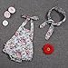 Kidlove Baby Girls Floral Ruffle Romper Dresses Summer Clothing with Headband