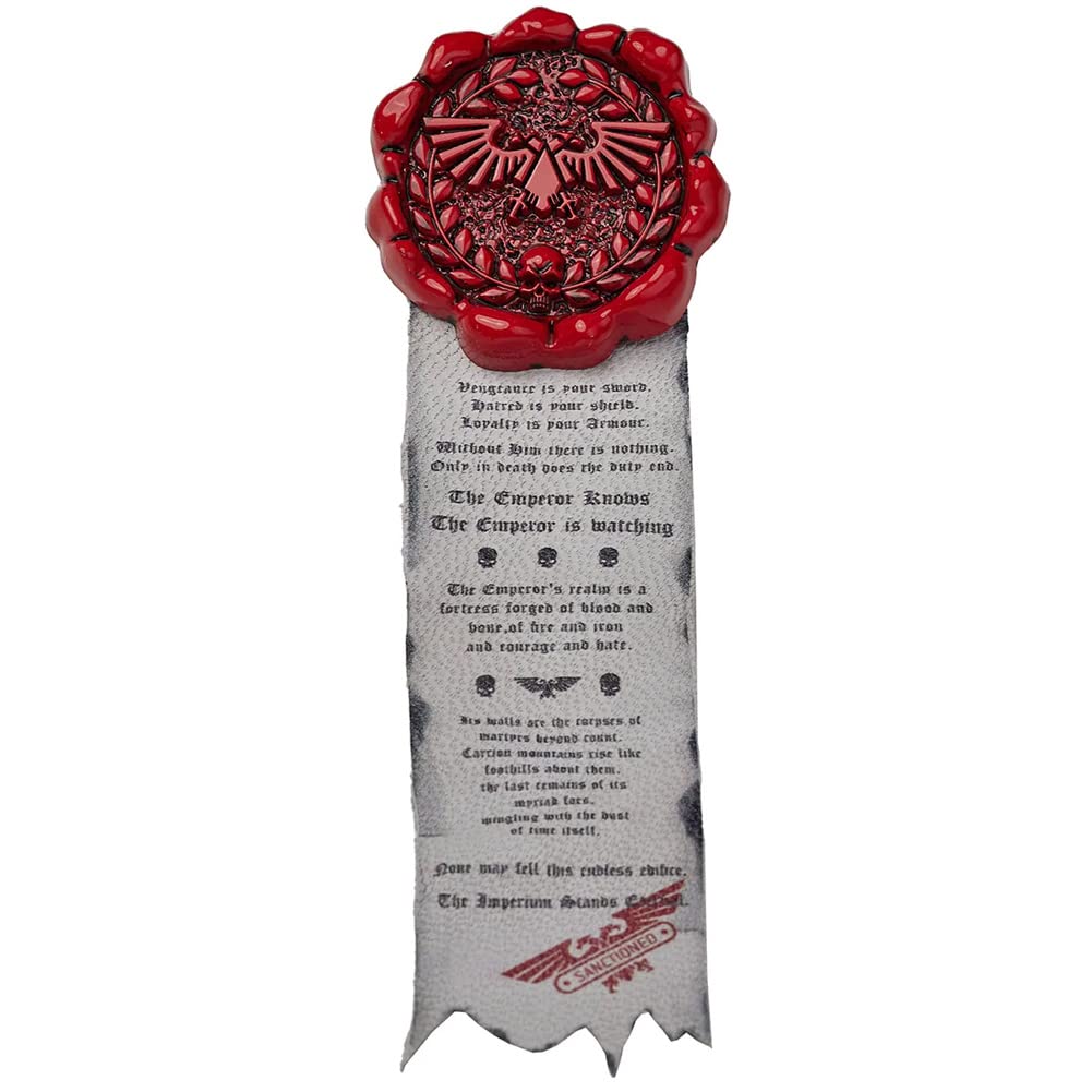 Photo 1 of Starforged Compatible with Warhammer 40k Purity Seal: Imperial Aquila Pin Badge/Sticker 1PC