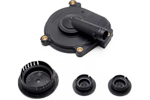 Somusen PCV Valves Crankcase Breather Oil Separator Cover and Camshaft Expansion Plug Compatible with Mercedes ML350 GL450 GLK350 Replace Part Number 2720100631 0009985690 0009986590