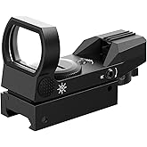 Feyachi Reflex Sight - Adjustable Reticle (4 Styles) Both Red and Green in one Sight!