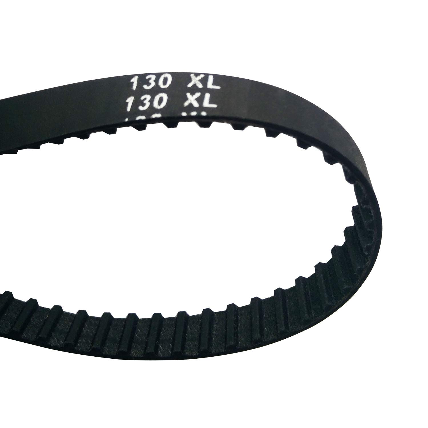 130XL 130XL037 Timing Belt 65 Teeth Black Cogged Rubber Geared Belt
