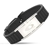 EMF BodyBand Plus+ Bracelet - Holistic Wellness Harmonizer Wristband for Men and Women (Black)