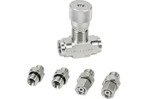 Zhjvihx STB G3/8 Hydraulic Flowing Control Valve 3/8in L08 M14 Connection for Mini Excavator 0.8to 2 Ton Bidirectional Flowra