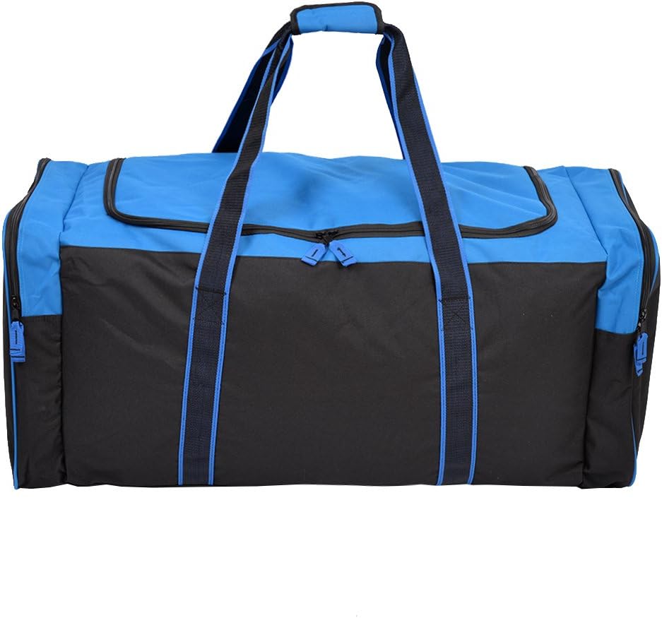 | Jetstream 36 Inch 3-Pocket Hockey Equipment Duffle Bag (Blue) | Sports Duffels