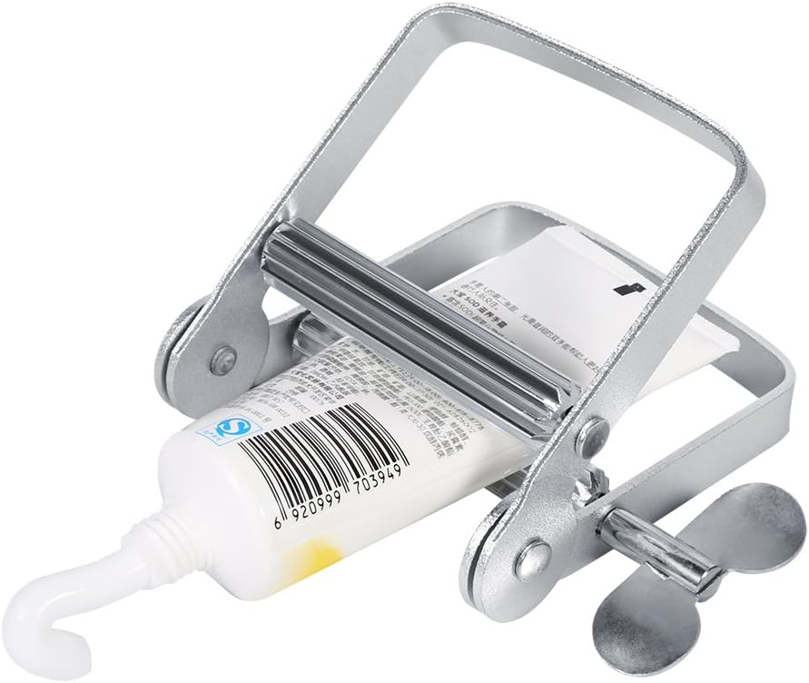 Yosoo Tube Squeezer for Toothpaste Aluminum Toothpaste Extrusion Device Dispenser Wringer for Paint Tube Hand Cream Cosmetics - Image 5