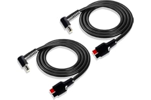 GINTOOYUN 2 PCS 45A Connector to DC7909 Power Cable 16AWG 45A Connector to DC7.9mmx0.9mm Right-Angle 90-Degree Male Power Cable for Solar Panel, RV, Portable Charging Station, etc(39.3 Inches)