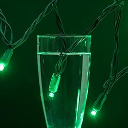 YULETIME Green One-Piece 5MM LED Christmas