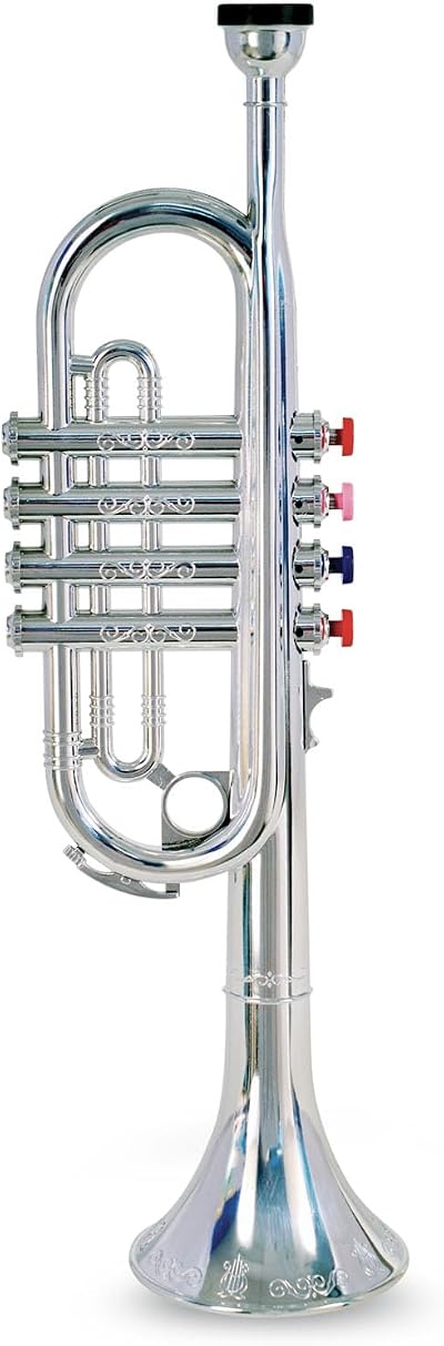 Bontempi 32 4231 Trumpet 4 Notes Silver 42 cm Multi-Color