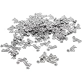 Uniquer 100Pcs Mini Antique Silver Motorbike Charms,Punk Style Pendants,Vintage Motorcycle Beads Charms with Loop for DIY Jewelry Making Necklaces Earrings Key Chains