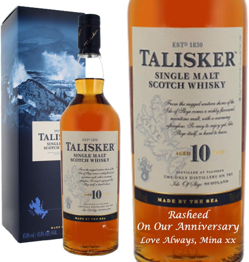 Personalised Talisker 10 Year Old 70cl