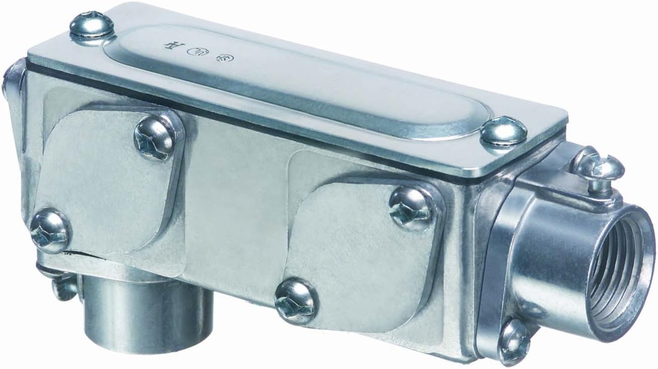 Arlington 9321 AnyBODY Conduit Body 5in1 Combination LB T Metallic