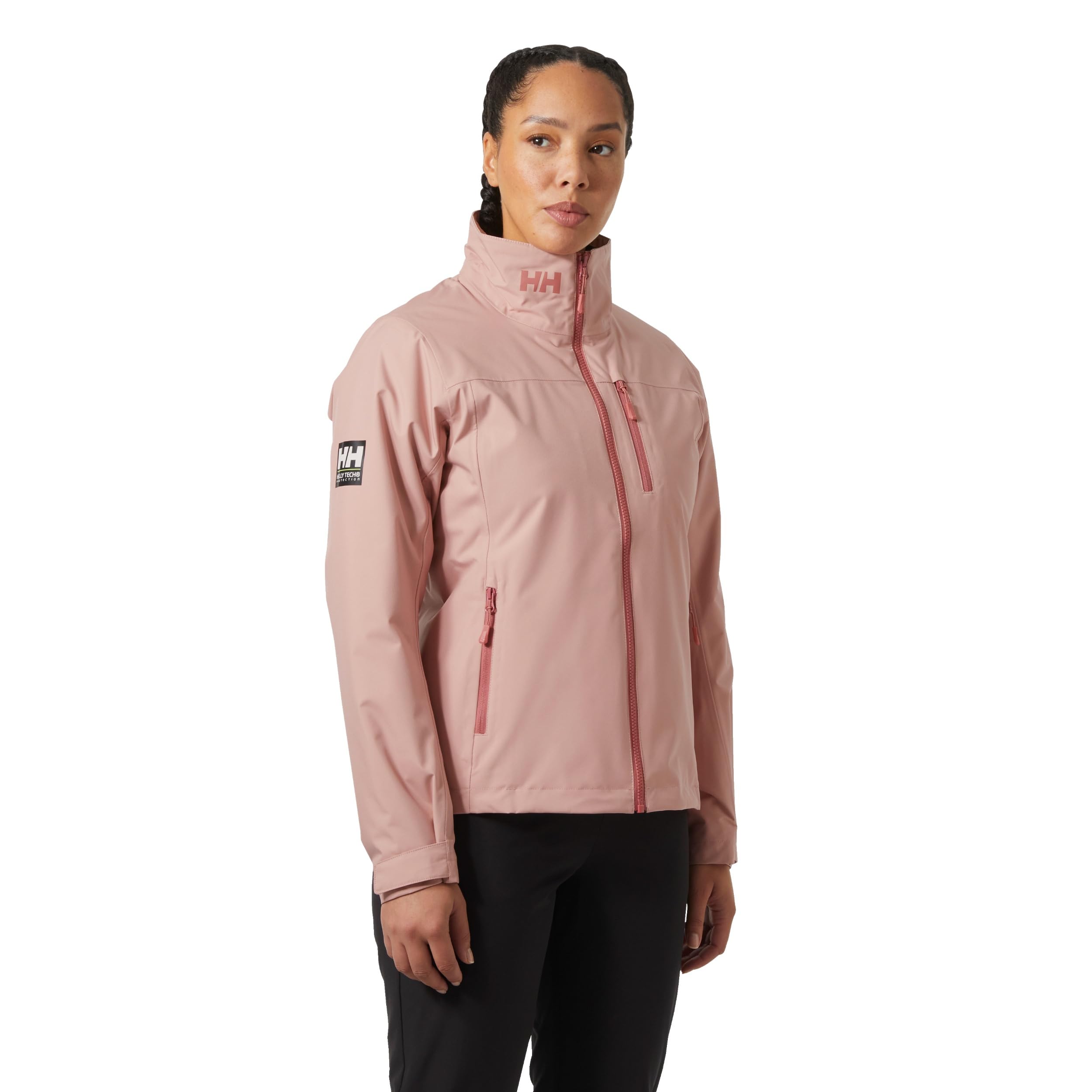 Helly Hansen Women's Crew Midlayer Jacket 2, 057 Pink Salt, 2XL Image