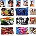 6pcs Seamless Sport Bandana Headband Versatile 16-in-1 Stretchable Headwear Headwrap Sweatband Magic Scarf, Neck Balaclava, Helmet Liner, Tube Mask for ATV/UTV Riding UV Resistance Casual Yoga