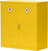 The Workplace Depot Hazardous Storage Cabinet – Lockable Doors 30L Sump view 2