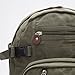 The Punisher Skull Backpack in Olive Canvas with Black Skull, Large