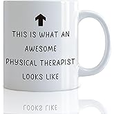 Foyoulame Physical Therapist Gifts Coffee Mugs, Physical Therapy Gifts Gifts Mug, Gifts For Physical Therapist, Therapist Mug, This Is What An Awesome Physical Therapist Ceramic Coffee Mug 11oz