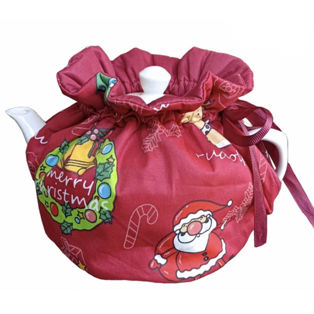 Tea Cosy, Cotton Vintage Floral Teapot Dust Cover Tea Cozies, Kitchen Home Decorative Tea Pots Cozy with Insulation Pad for Housewife, Friend, Mom (Color #10)
