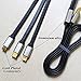Multi Charger ThinkANT 2Pack 4FT 3 in 1 Multiple USB Charging Cable Cord Adapter with Gold-plated 8Pin Plug/Type C/Micro USB Port Connectors for Mobile Phones Tablets Universal Use (Charging Only)
