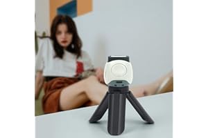 Mini Tripod Stand with Anti-Slip Feet, Compact Lightweight Portable 1/4 Inch Screw Universal Camera Tripod for Tabletop/Handh