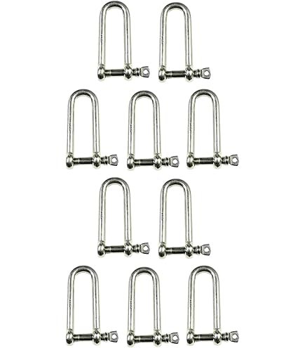 Catenelle Marine Piatte M4 M10 Mancia (Gancio A D) Piatto In Acciaio Inox Marino 316 - Taglie Da M4 A M10, Made In Italy Catenelle A D Acciaio Inox