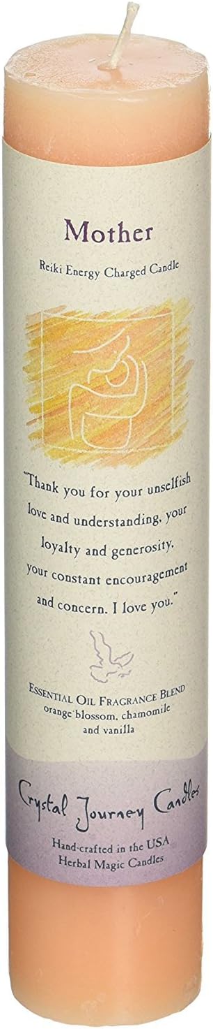 CRYSTAL JOURNEY Candle Pillar Mother, 1 EA