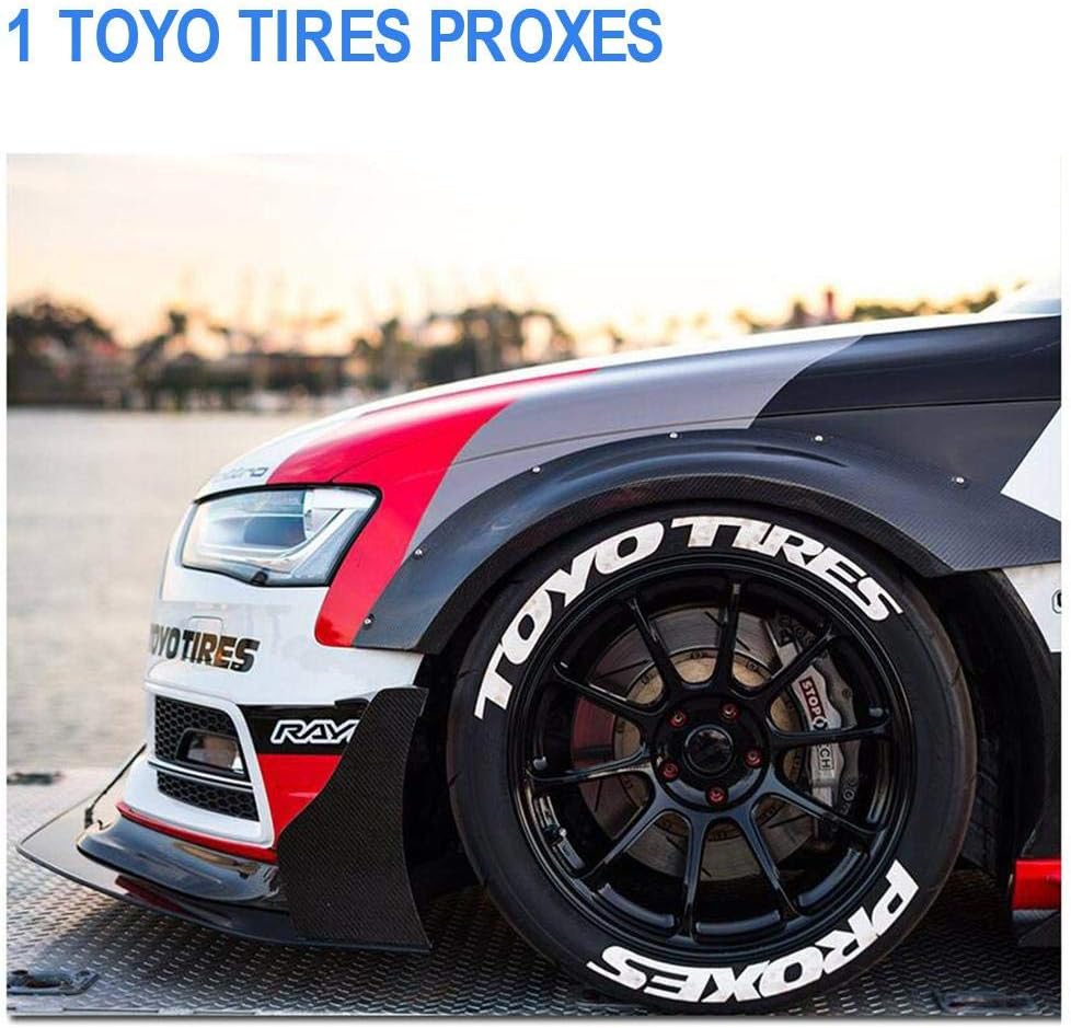 GSNML Car Tire Stickers Tyre Lettering Stickers Car Universal 3D Tire