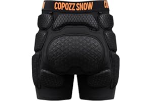 COPOZZ RZ-Labs Padded Shorts, Protective Hip Butt Pads, Crash Pad for ski Snowboarding Skating Skateboard for Men Women Youth