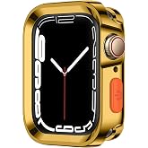 Amizee Rugged Case Compatible with Apple Watch Case Series 9/8/7 45mm SE 3/2/1 Series 6/5/4 44mm, Soft TPU Shockproof Bumper 