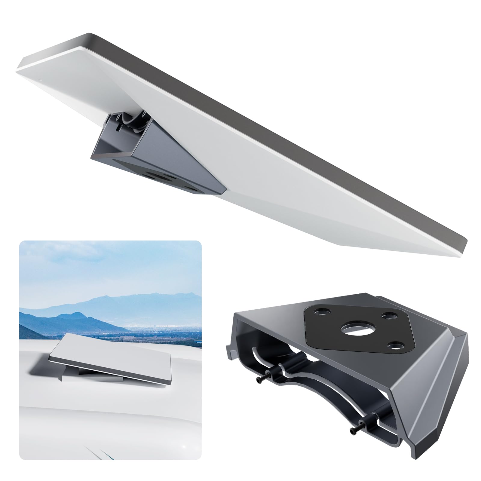 Photo 1 of *MISSING PARTS UNKNOWN*
BarBaren for Starlink Mini RV Mount, for Starlink Mini Car Mount, Anti-theif Roof Mount for RV Trailer or Yacht(Aluminum Alloy)