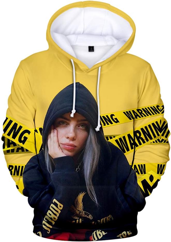 Billieeilish Hoodie Women Novelty Sweatshirts Pullover Hoodies