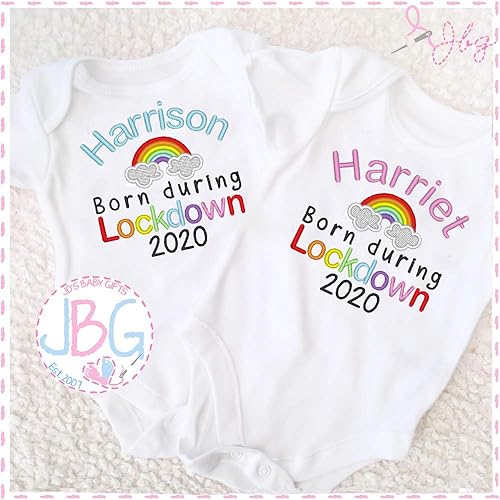 personalised baby bodysuits uk