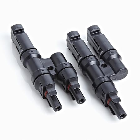Surcle MC4 Branch T Connectors (1 Pair) For Solar Panels
